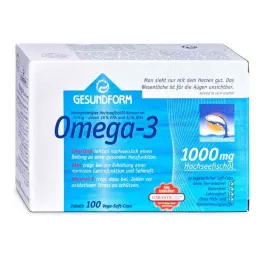 Zdravá forma Omega-3 1 000 mg Vega mäkké kapsuly (100 kusov)