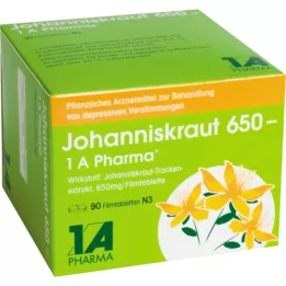 JOHANNISKRAUT 650-1A Pharma filmom obalené tablety, 90 ks