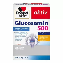 DOPPELHERZ Glukosamín 500 kapsúl, 120 kusov