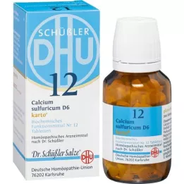 BIOCHEMIE DHU 12 Calcium sulfuricum D 6 tabliet kartón, 200 ks