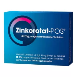 ZINKOROTAT POS gastrorezistentné tablety, 500 ks