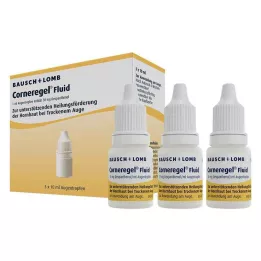 CORNEREGEL Tekuté očné kvapky, 3x10 ml