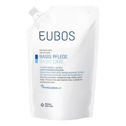 EUBOS FLÜSSIG modrá neparfumovaná plniaca fľaša, 400 ml