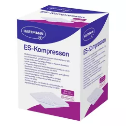 ES-KOMPRESSEN sterilné 7,5x7,5 cm 12-balenie, 10X10 ks