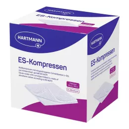 ES-KOMPRESSEN sterilné 10x10 cm 12-násobné hromadné balenie, 5x20 ks