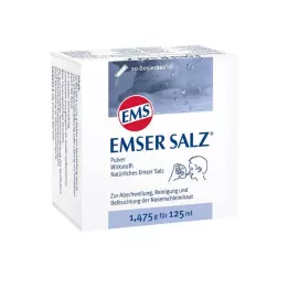 EMSER Soľ 1,475 g prášok, 20 ks