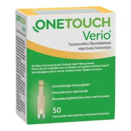ONE TOUCH Testovacie prúžky Verio, 50 ks
