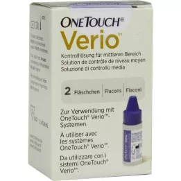 ONE TOUCH Médium s kontrolným roztokom Verio, 2 x 3,8 ml