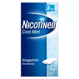 NICOTINELL Žuvačka Cool Mint 2 mg, 96 ks