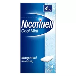 NICOTINELL Žuvačka Cool Mint 4 mg, 24 ks