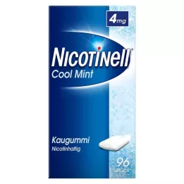NICOTINELL Žuvačka Cool Mint 4 mg, 96 ks