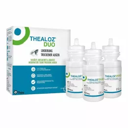 THEALOZ Duo očné kvapky, 3x10 ml