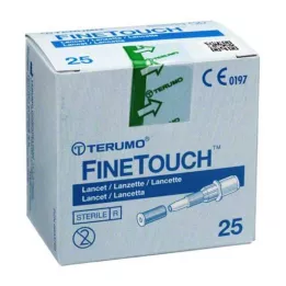 TERUMO Jednorazové lancety FineTouch, 25 ks