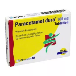 PARACETAMOL dura 500 mg tablety, 10 ks
