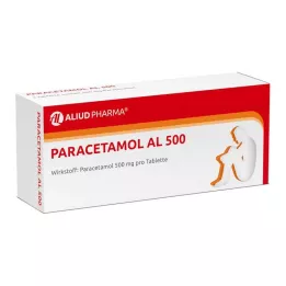 PARACETAMOL AL 500 tabliet, 20 ks