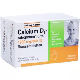 CALCIUM D3-ratiopharm forte šumivé tablety, 40 ks