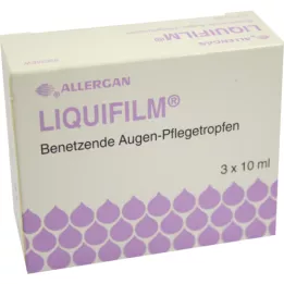 LIQUIFILM Hydratačné očné kvapky, 3x10 ml