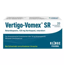 VERTIGO-VOMEX SR Kapsuly s predĺženým uvoľňovaním, 20 ks