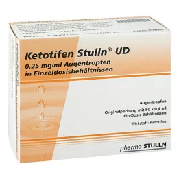 KETOTIFEN Stulln UD Očné kvapky jednodávkové pip., 50X0,4 ml