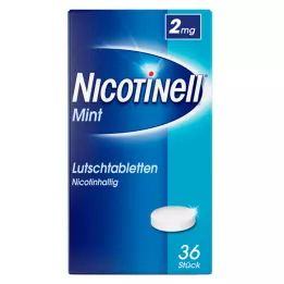 NICOTINELL Pastilky 2 mg Mäta, 36 ks