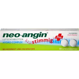 NEO-ANGIN čerešňové pastilky harmonické Plus, 20 ks