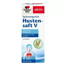 DOPPELHERZ Jitrocelový sirup proti kašľu V, 150 ml