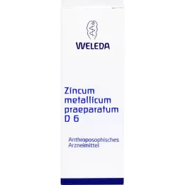 ZINCUM METALLICUM PRAEPARATUM Triturácia D6, 20 g