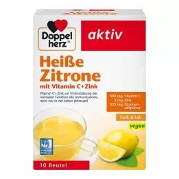 DOPPELHERZ horký citrón vitamín C+zinkové granule, 10 ks