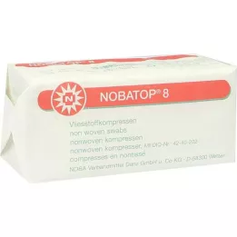 NOBATOP 8 obkladov 5x5 cm nesterilné, 100 kusov