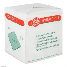 NOBATOP 8 obkladov 10x10 cm nesterilné, 100 ks