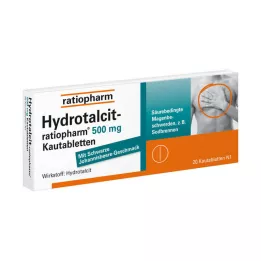 HYDROTALCIT-ratiopharm 500 mg žuvacie tablety, 20 ks