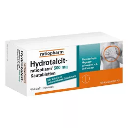 HYDROTALCIT-ratiopharm 500 mg žuvacie tablety, 100 ks