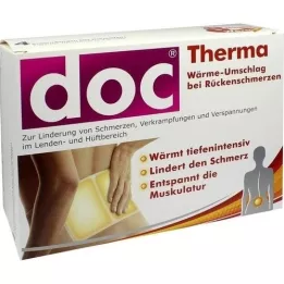 DOC THERMA Tepelný obklad na bolesti chrbta, 4 kusy
