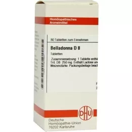 BELLADONNA D 8 tabliet, 80 ks