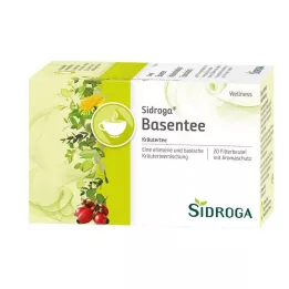 SIDROGA Filtračné vrecká na čaj Wellness Base, 20X1,5 g
