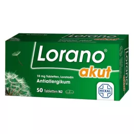 LORANO akútne tablety, 50 ks