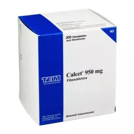 CALCET 950 mg filmových tabliet, 200 ST