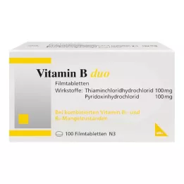 VITAMIN B DUO Filmom obalené tablety, 100 ks