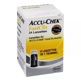 ACCU-CHEK Lancety FastClix, 24 ks