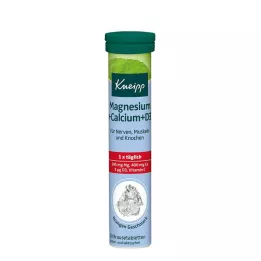 KNEIPP Horčík+Vápnik šumivé tablety, 20 ks