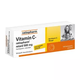 VITAMIN C-RATIOPHARM retard 500 mg kapsuly, 100 ks