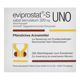 EVIPROSTAT-S sabal serrulatum 320 uno kapsúl, 200 ks