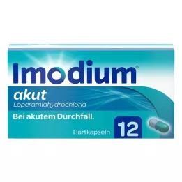 IMODIUM akútne tvrdé kapsuly, 12 ks