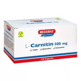 L-CARNITIN 500 mg kapsuly Megamax, 120 ks