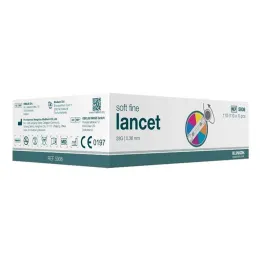 Klinion Soft jemné farebné lancety 28 G, 110 ks