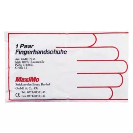 HANDSCHUHE Bavlna veľkosť 11 extra dĺžka, 2 kusy