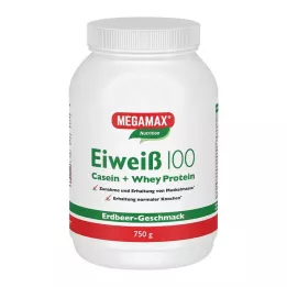 EIWEISS 100 jahodový prášok Megamax, 750 g