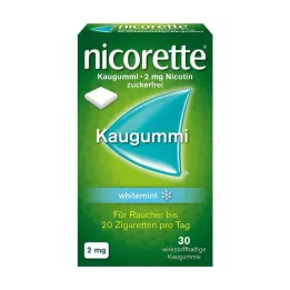 NICORETTE Žuvačka 2 mg mäta biela, 30 ks