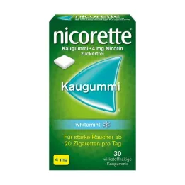 NICORETTE Žuvačka 4 mg mäta biela, 30 ks