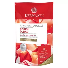 DERMASEL Soľ do kúpeľa z Mŕtveho mora + Ruža SPA, 1 kus